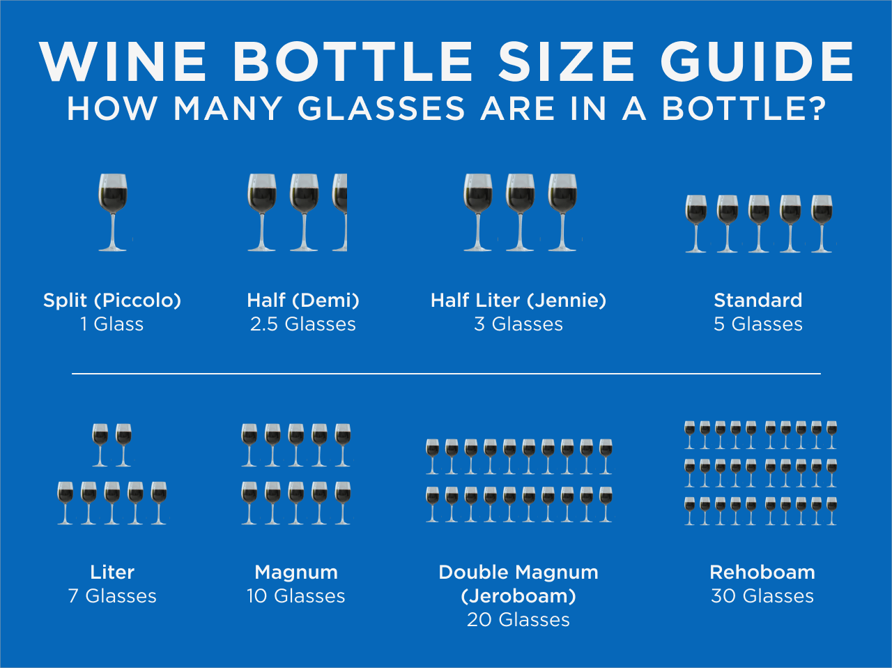 Wine Bottle Size Guide Infographic | DRINKS